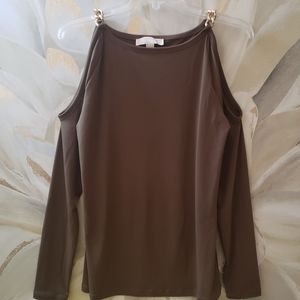 Michael Kors Cold Shoulder Top
